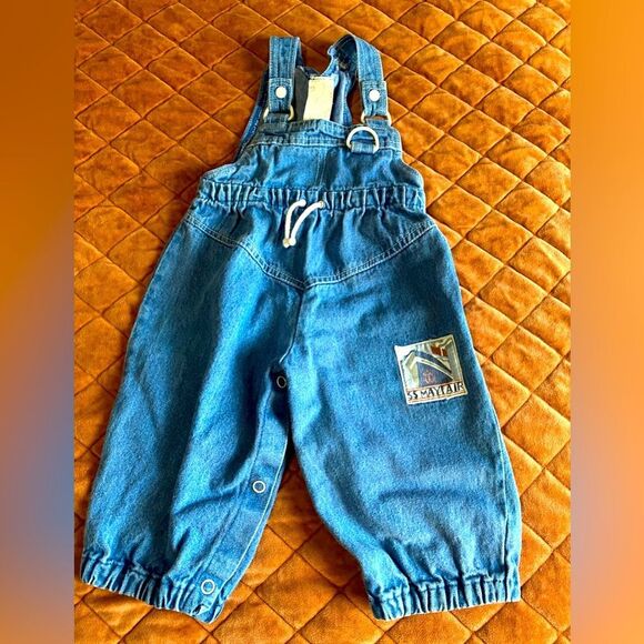 Other - Vintage 90s baby denim overalls SS Mayfair